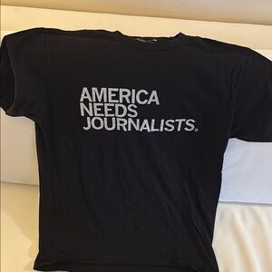 Black Short Sleeve Tee with Bold Graphic